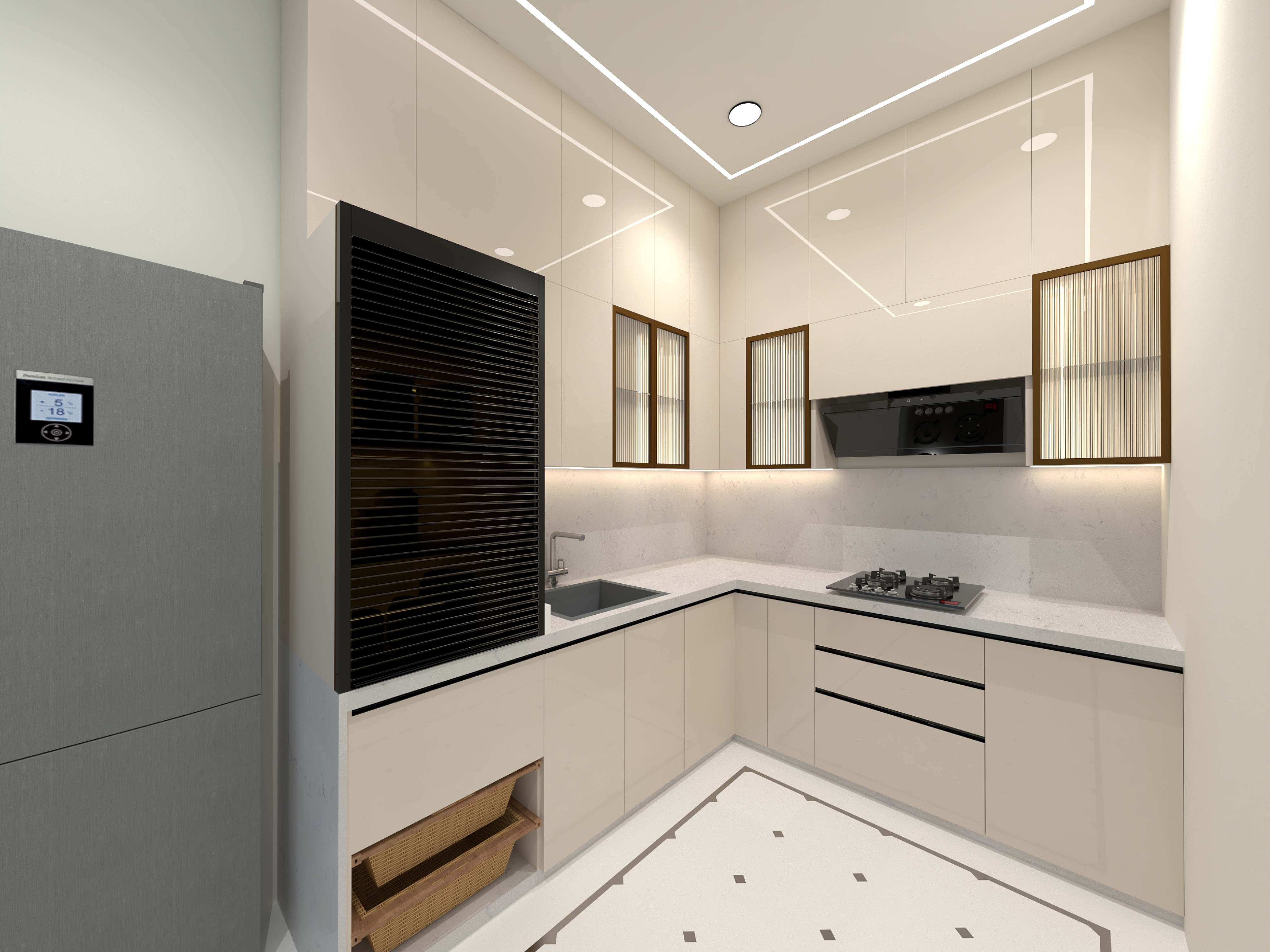 Custom modular kitchen design